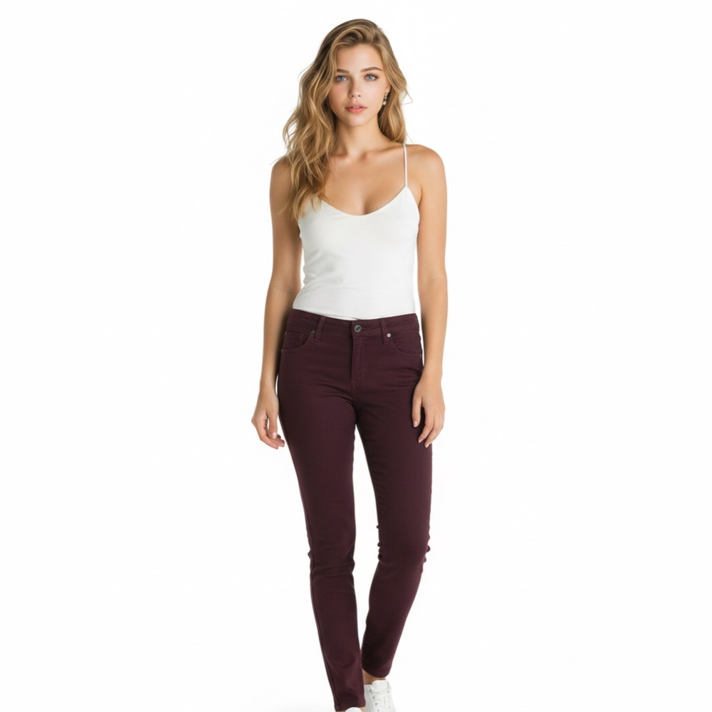 Rag & Bone jeans legging skinny mid rise purple 25